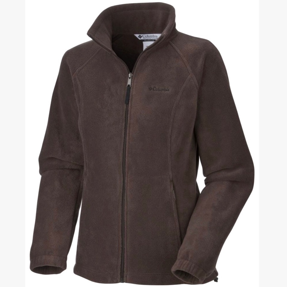 Columbia Women’s full fleece jacket in Bark